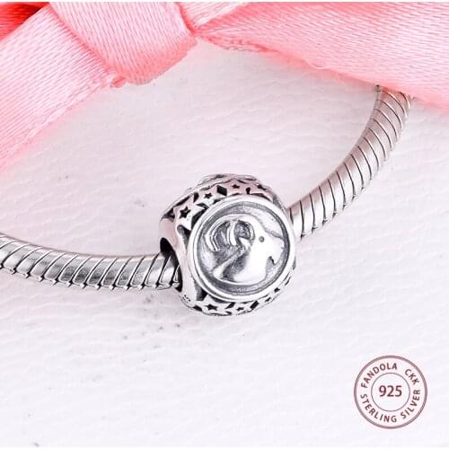100% 925 Sterling Silver Capricorn Star Sign Charm Beads Fit Original Bracelet Argent DIY Jewelry Making Kralen Bijoux Femme