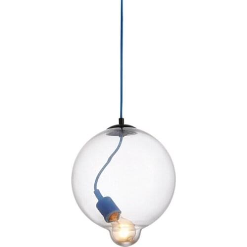 GZMJ Modern Nordic Glass Ball Pendant Light Lamp Clear for Dining Room Bar Restaurant Suspension Hanging Lamp LED Lamparas Light