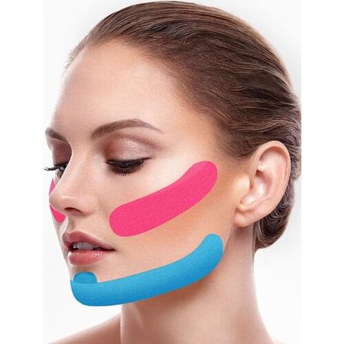 Kinesiology Tape Athletic Recovery Sports Tape Face Lifting Beauty Self-adhesive Elastic Bandage Gym Fitness Muscle Pain Relief