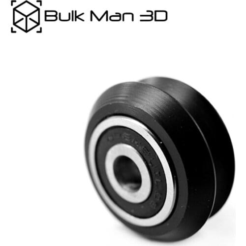 10 sets/lot High Tolerance Delrin Dual V Wheel Kit for V-Slot rail,OX CNC,V Slot,Solid Wheel