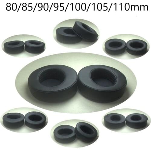 Round Beveled Earpads 80mm 85mm 90/95/100/105mm 110mm Ear Pads Cushion for for Sony for Sennheiser for Beyerdynamic Headphones