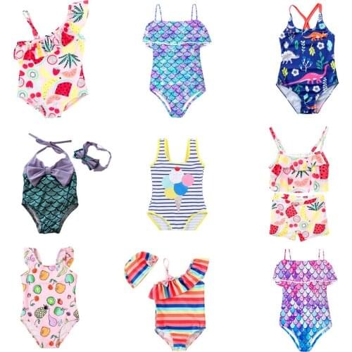 Bathing Suit Baby Boy for Summer Girls Swimwear Sleeveless Kids Swimsuit for Girls Cartoon Animals Baby Bikini Clothes