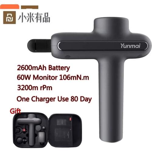 Yunmai Muscle Massage Pistol Pro Basic 60W Powerful 12mm Deep Tissue Massager Workout Runing Therapy Muscle Pain Relief