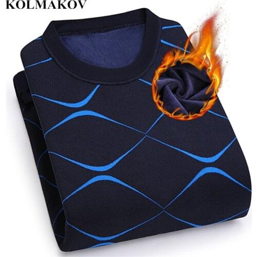 KOLMAKOV Mens Clothing New Mens Sweaters 2019 Winter Cashmere Sweater For Men XXXL Pullovers Top Quality Knitted Sweater Homme