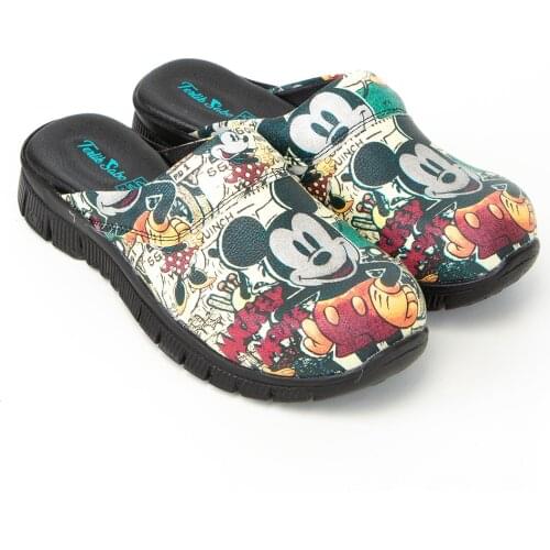 Mickey Mouse Orthopedic Sabo Slippers 2021 New Women Comfortable Comfort Nurse Doctor Hospital Orthopedic Cook Work Slippers