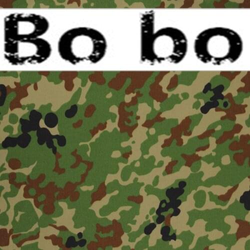 Polyester cotton camouflage waterproof cloth custom fabric