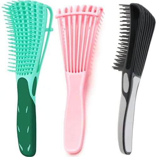 1Pcs Hair Brush Scalp Massage Comb For Detangle Hairbrush Curly Health Care Comb For Home Salon Hairdressing Styling Tool