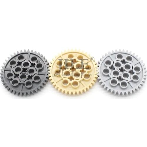 Technic Gear 40 Tooth Building Blocks Bricks Parts Compatible 3649 Accessories with Combination Mechanical Science Technology