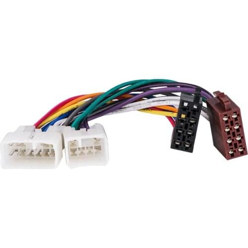 1 Pcs Wiring Lead Harness Adapter For Toyota ISO Stereo Connector Loom Cable Plug & Play Car Wiring Accessories