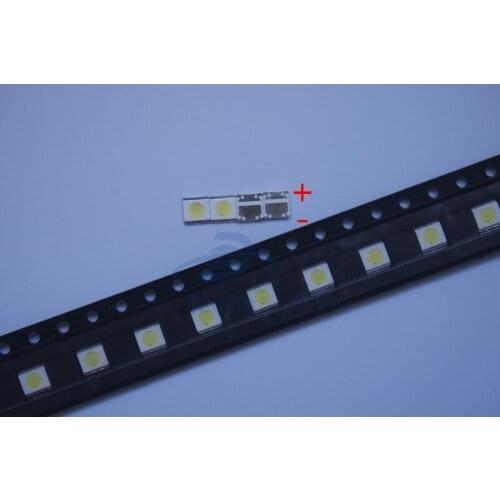 100pcs/ lot 1W 3535 3v SMD LED Beads Cold white High power for LCD/TV Backlight