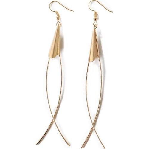 2019 Fashion Trendy Dangle Drop Long Earrings Bijoux Jewelry For Woman Girl