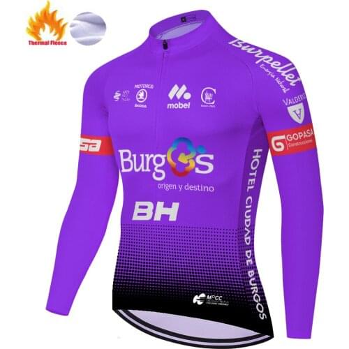BH Winter Thermal Fleece Camisa Camiseta Ropa Invierno Maglia Uomo Maillot Mallots Ciclismo Hombre Jersey Ciclismo Hombre
