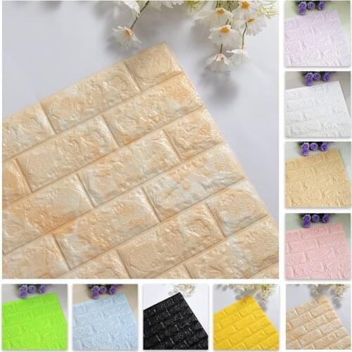 3d Decorative Wall Stickers Self Adhesive Wallpaper Panels Home Decor Living Room Bedroom House Decoration Bathroom Brick Tiles