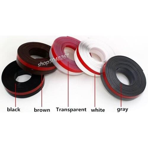 5M Self Adhesive Door window Seal Strip 25/35/45/60mm width Weather Strip Silicone Soundproofing Window Seal