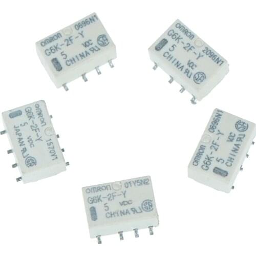 5*SMD G6K-2F-Y Signal Relay 8PIN For Omron Relay DC 5V