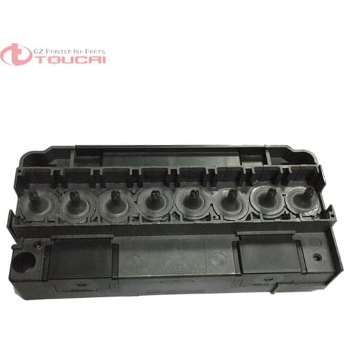 Solvent base F186000 DX5 printhead adapter for Epson Galaxy Witcolor gongzheng Lecai human printer DX5 head manifold cover