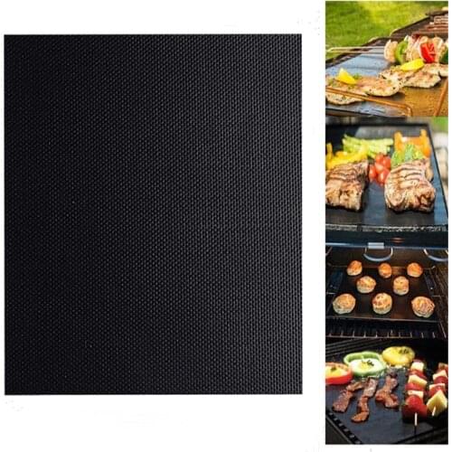 Non-stick BBQ Grill Mat Reusable Portable Heat Resistance 40x33/40x50cm Barbecue Pad Barbeque Accessories Kichen Accessories