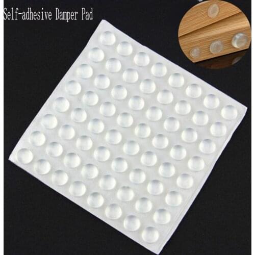 30-100PCS Cabinet Door Bumper Of Various Size Of Silicone Material For Kitchen Cabinet Self-adhesive Damper Pad For Door Stop