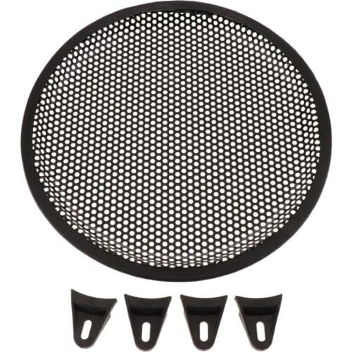 Speaker Grills Cover Case With Screws Audio Accessoric Black 10inch