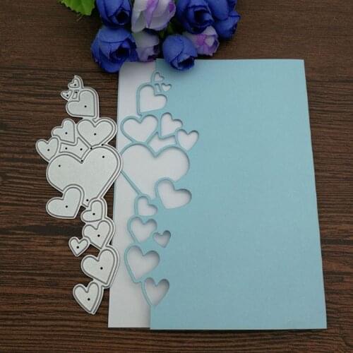 Love Hearts Metal Cutting Dies Stencil Scrapbooking DIY Album Stamp Paper Card Embossing Decor Craft