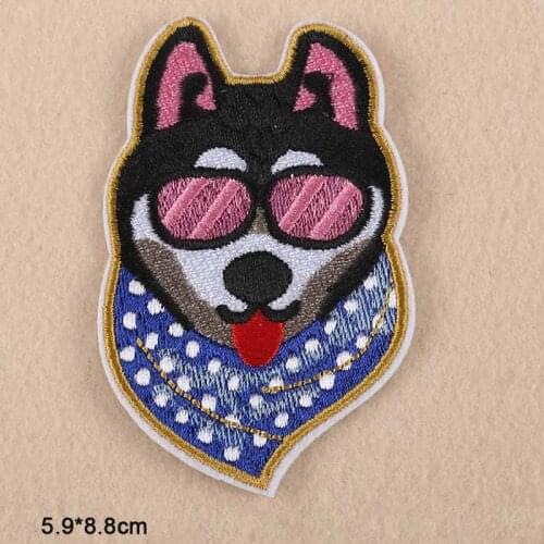 Fashion Dog Bird Jesus Iron On Patches Embroidered Clothes Patch For Clothing Clothes Woman Girl