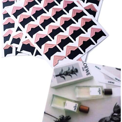 120 pcs/lot (5 sheets) Rose gold Paper Stickers for Photo Albums Frame Decoration Scrapbooking DIY Vintage sticker