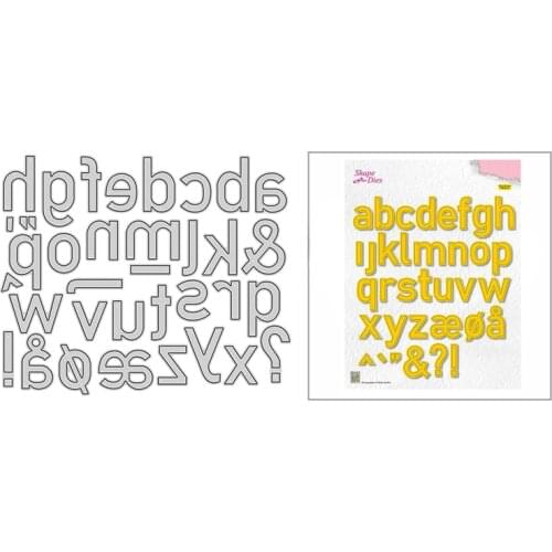 2021 New ABC Symbol Letter Metal Cutting Dies for DIY Scrapbooking Decoration and Card Making Paper Craft Embossing No Stamps