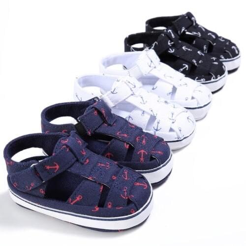 Pudcoco Summer Boys Girl Canvas Shoes Slippers Casual Trainers Hollow Sandals Baby Toddler Crib First Walkers 0-18M