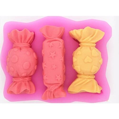 DIY Candy chocolate ice cream handmade silicone soap cake decoration candle mold
