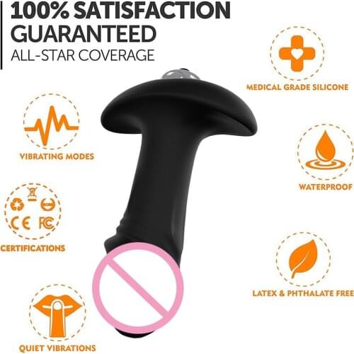 Sex Toys For man Couples Vibrating Anal Butt Plug Adult Prostate Massager Waterproof Anal Vibrator Stimulator For Man Woman