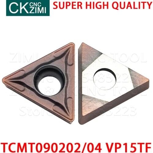 TCMT090202 VP15TF TCMT090204 VP15TF Carbide Inserts Turning Boring Tools CNC lathe metal cutter tools TCMT for stainless steel
