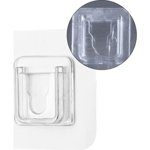 1 pair Double-Sided Adhesive Wall Hooks Hanger Strong Hangers Suction Heavy Load Rack Cup Sucker for Kitchen Bathroom