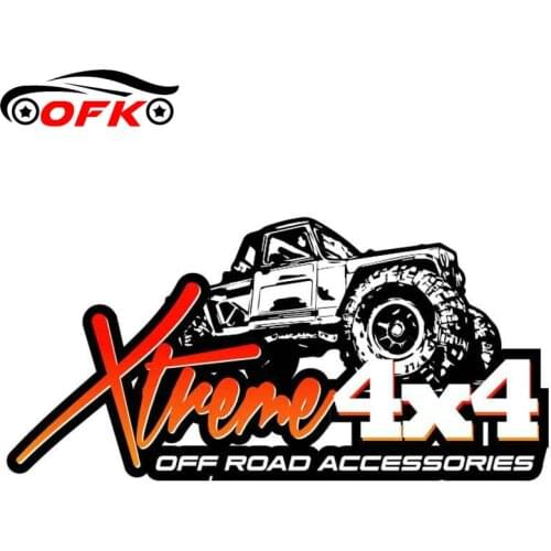 Waterproof Decal for Xtreme Sticker 4x4 Off Road Logo DIY Car Stickers Suitable for All Types of Vehicle,13cm*6cm