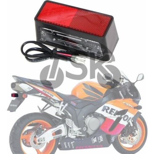 For HONDA CBR600 CBR1000 F5 Motorcycle Rear Tail Lamp Number License Plate