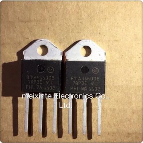 10pcs/lot BTA41-600B 40A 600V High power bidirectional thyristor TO-3P New original TO-218