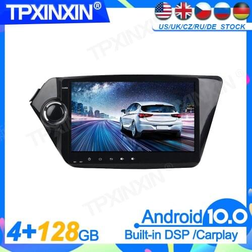 128G For KIA K2 RIO2011 2012 2013 2014 2015 2016 Head Unit Car Multimedia Player Auto Radio Tape Recorder GPS Navigation DSP IPS