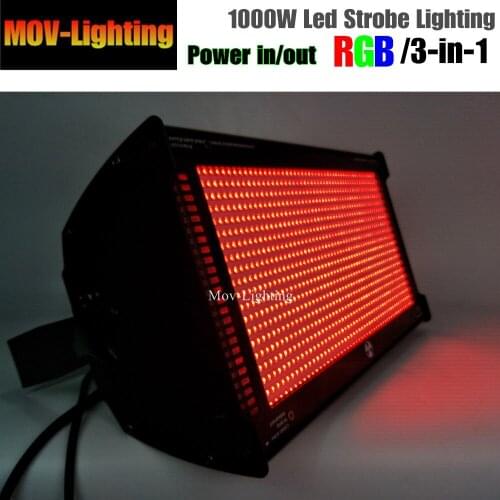 Free shipping 2pcs/lot Atomic LED 1000 watt DMX Light/Stroboscope Fit Disco DJ Effect Strobe Light