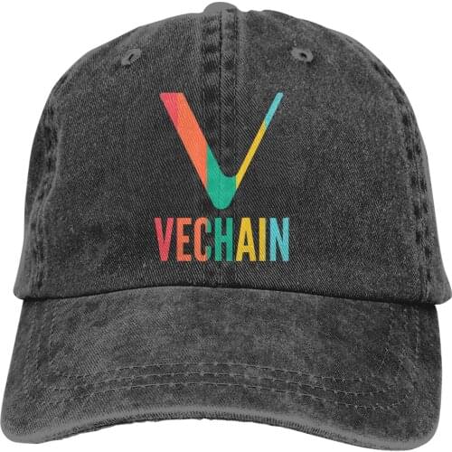 VET Crypto Pastel Colors The Baseball Cap Peaked capt Sport Unisex Outdoor Custom VeChain Coin VET Cryptocurrency Hats