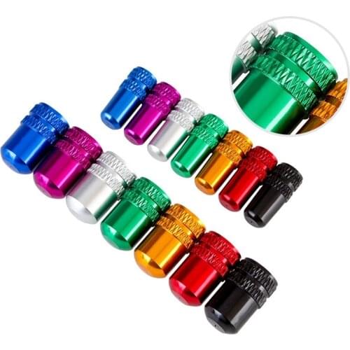 TOOPRE Mountain Bike Lightweight Aluminum Alloy Tire Valve Cap Schrader/Presta Valves Dust Cover Iamok Bicycle Accessories