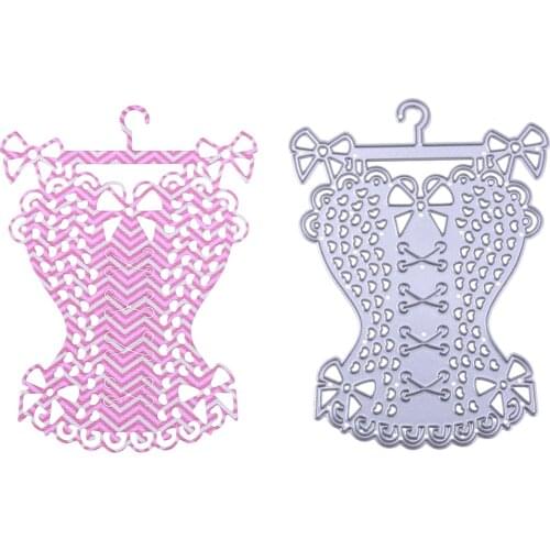 Women Clothing Clothes Tights Metal Cutting Dies Stencil for DIY Scrapbooking Photo Album Paper Cards Crafts Die Cut New 2018