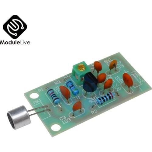 Mini Wireless Microphone Ham FM Wireless Radio Transmitter Module 3-5V 91-103MHz 3V-5V DC for DIY Board