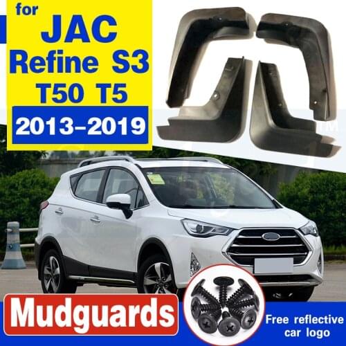 Mudflap for JAC Refine S3 2013~2019 T50 T5 Fender Mud Flaps Guard Splash Flap Mudguard Accessories 2014 2015 2016 2017 2018