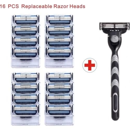 Mens Adjustable Double-Edged Classic Shaver Safety Razor Holder Facial Shaver Cassette Beard Blade Razor With Mens Beard Blade