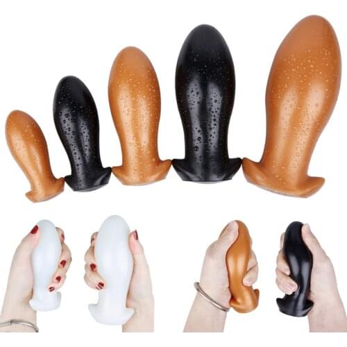 Soft Silicone Anus Dialtor Butt Plug Sex Toys For Women Men Prostate Massager Anal Beads Balls Vaginal Anal Expanders Bdsm Toys