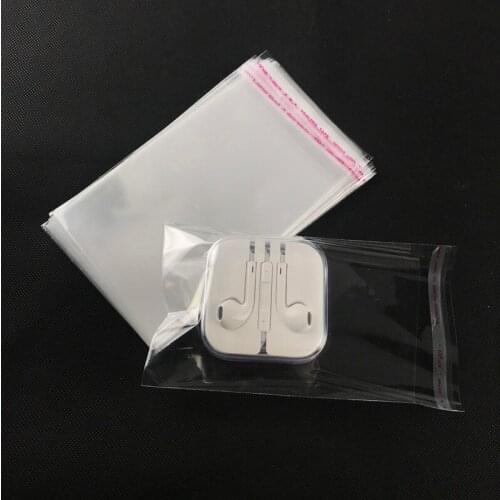 9x13cm Resealable Plastic Transparent Bags Clear Cellophane Self-adhesive Plastic Opp Bag Packing Storage Poly Gift Bags