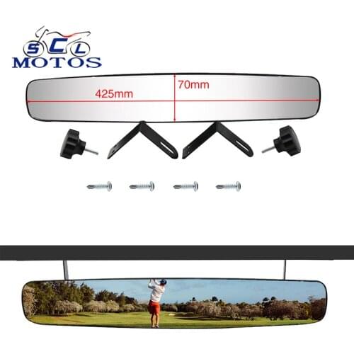 Sclmotos- Universal Folding Side View Mirror Motorcycle Rearview Mirror For Golf Carts Club Car For Yamaha for POLARIS RZR XP900