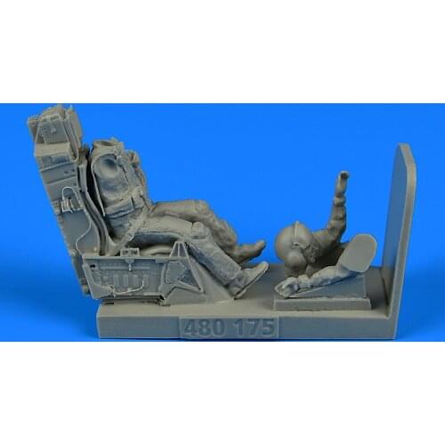 F-16 resin seat and pilot 1:48