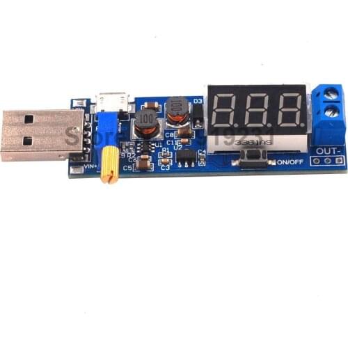 DC-DC 5V to 3.5V / 12V USB Step UP Power Supply Module Adjustable Boost Buck Converter Out DC 1.2V-24V