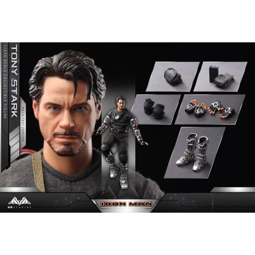 In stock iron hero 1/6 M-STUDIOS MS008 Tony Stark Debug scenario Action figure 12inches doll figure