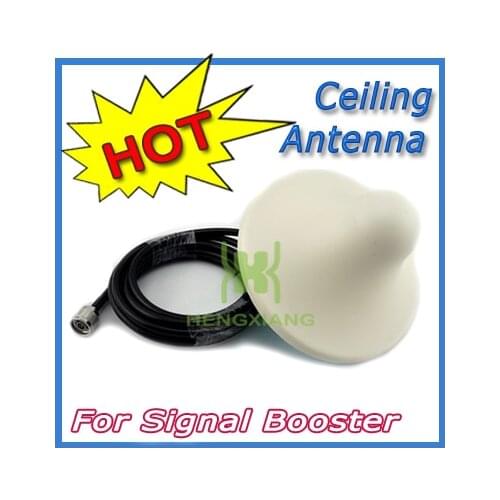 Internal Ceiling Antenna Indoor Antenna with 3m Cable 806-2500mhz for 2G 3G CDMA GSM DCS PCS W-CDMA Mobile Phone Signal Booster